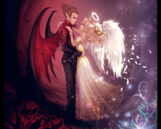 Good and Evil Angels love